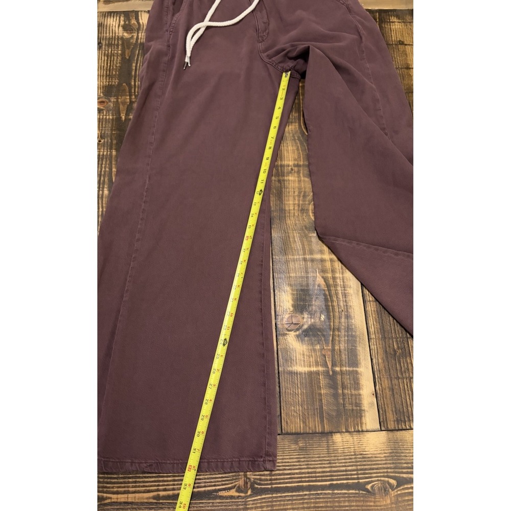 NWT Anthropologie Pilcro Tie Waist Wide Leg Pants L Tall Cocoa - Picture 9 of 11